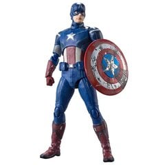 Marvel saliekamā rotaļu figūra 15 cm Captain America цена и информация | Игрушки для мальчиков | 220.lv