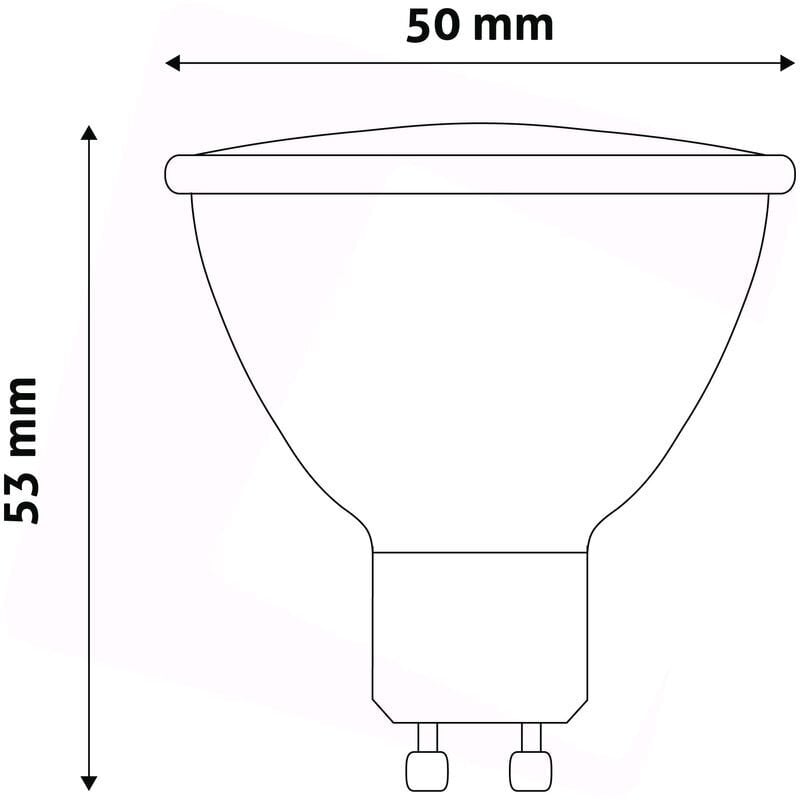 LED spuldze 7W GU10 100° 3K AVIDE цена и информация | Spuldzes | 220.lv