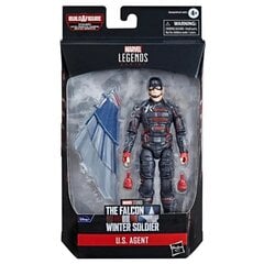 Marvel rotaļu figūra 15 cm Falcon and Winter Soldier USA Agent cena un informācija | Rotaļlietas zēniem | 220.lv