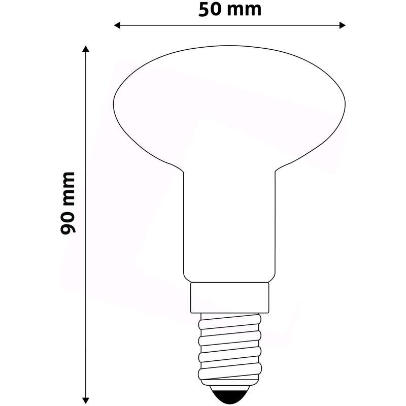 LED spuldze 4W R50 E14 2.7K 390lm FL AVIDE cena un informācija | Spuldzes | 220.lv