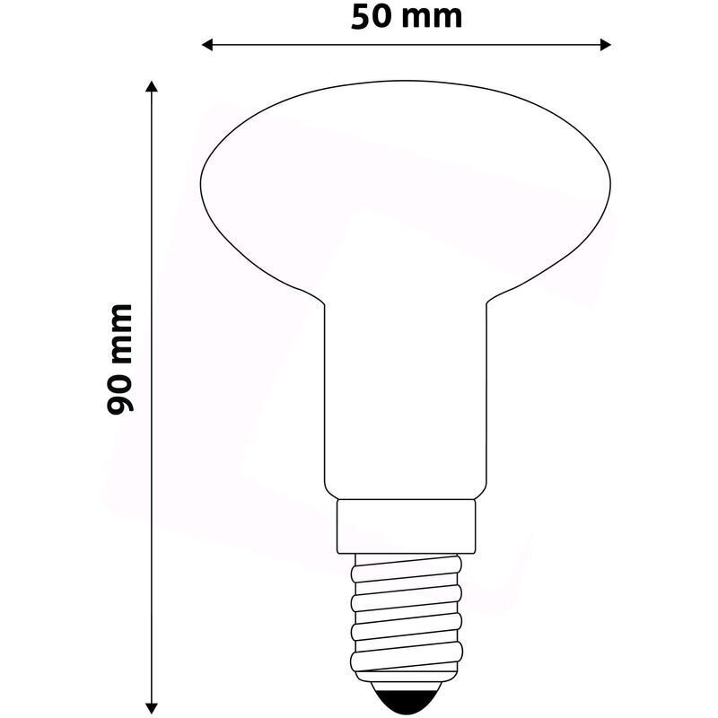 LED spuldze 4W R50 E14 4K 400lm FL AVIDE cena un informācija | Spuldzes | 220.lv