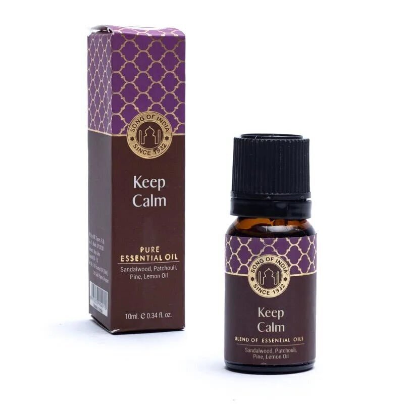 Ēterisko eļļu maisījums Song of India Keep Calm, 10 ml цена и информация | Ēteriskās eļļas, kosmētiskās eļļas, hidrolāti | 220.lv