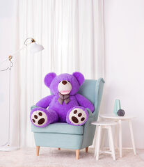 Большой плюшевый мишка Bobo, 130 см, Фиолетовый Мягкая Игрушка  цена и информация | Мягкие игрушки | 220.lv