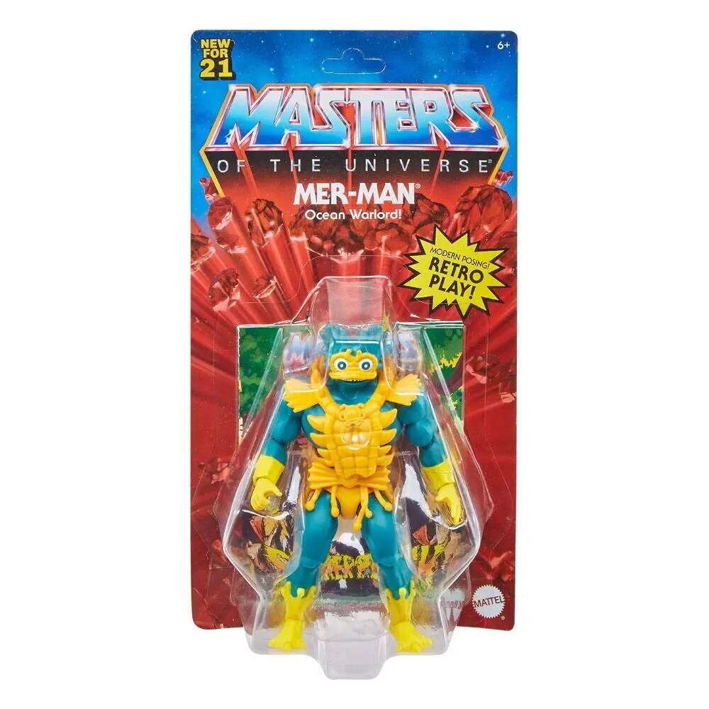 Masters of the Universe Origins: figūriņa 2021 Lords of Power Mer-Man 14 cm цена и информация | Rotaļlietas zēniem | 220.lv