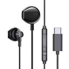 Joyroom In-Ear USB Type C JR-EC03 Black цена и информация | Наушники с микрофоном Asus H1 Wireless Чёрный | 220.lv