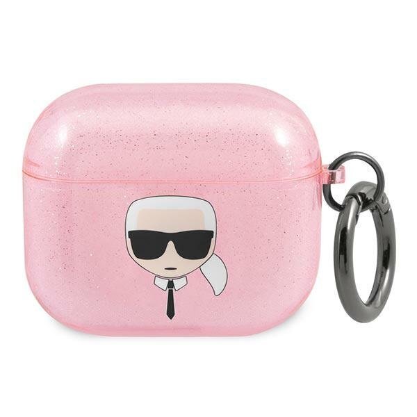 Karl Lagerfeld KLA3UKHGP AirPods 3 Pink cena un informācija | Austiņu piederumi | 220.lv