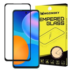 Wozinsky Tempered Glass Full Glue Super Tough Screen Protector Full Coveraged with Frame Case Friendly for Huawei P Smart 2021 black цена и информация | Защитные пленки для телефонов | 220.lv