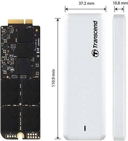 Transcend JetDrive 725 SSD for Apple 240GB SATA 6Gb/s, + Enclosure Case USB 3.0 цена и информация | Iekšējie cietie diski (HDD, SSD, Hybrid) | 220.lv