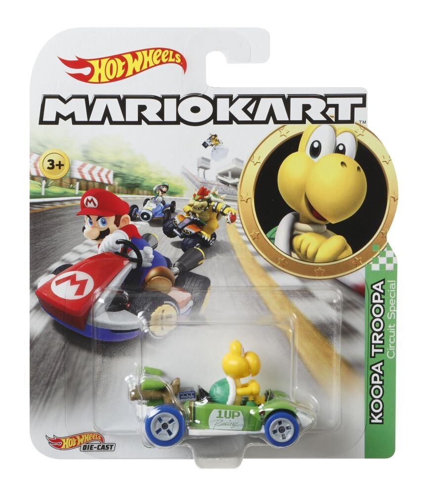 Hot Wheels® Mario Kart tēmu modeļi GBG25 cena un informācija | Rotaļlietas zēniem | 220.lv