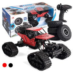 Samochód RC Rock Crawler 4x4 LHC012 auto 2w1 czerwony цена и информация | Игрушки для мальчиков | 220.lv