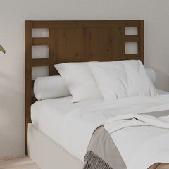 Изголовье кровати, 96x4x100 см, коричневое цена и информация | Кровати | 220.lv
