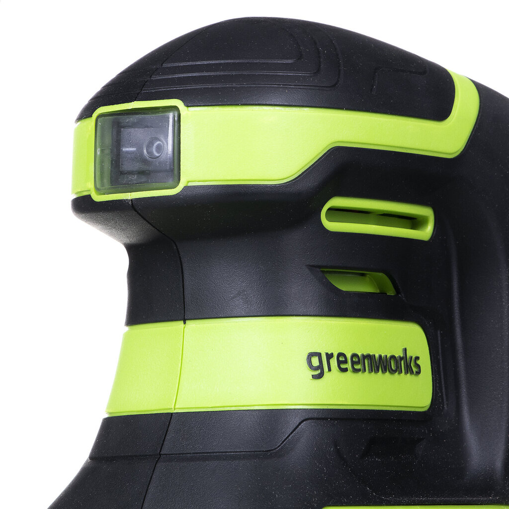 24V GREENWORKS G24SS14 orbitālā slīpmašīna — 3100507 cena un informācija | Rokas instrumenti | 220.lv