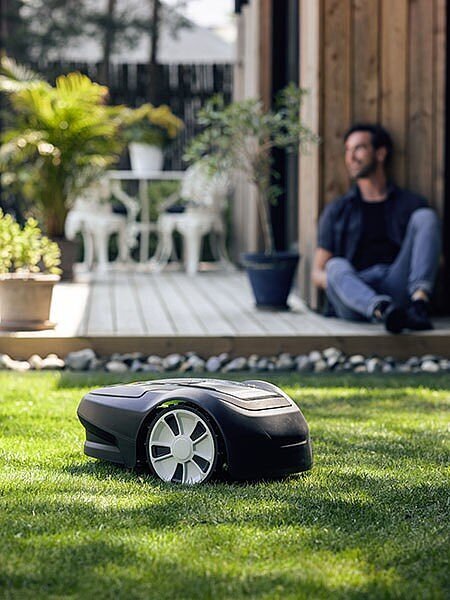 Greenworks Optimow 7 Bluetooth 750 m2 zāles pļāvējs - robots - 2513107 cena un informācija | Zāles pļāvēji roboti | 220.lv