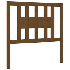 Изголовье кровати, 106x4x100 см, коричневое цена и информация | Кровати | 220.lv