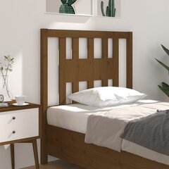 Изголовье кровати, 106x4x100 см, коричневое цена и информация | Кровати | 220.lv