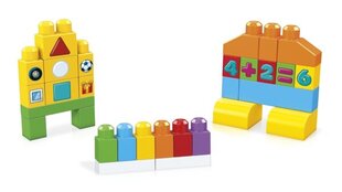 Mega Bloks "Mācāmies" ķieģeļu maisiņš 150 gab. цена и информация | Игрушки для малышей | 220.lv