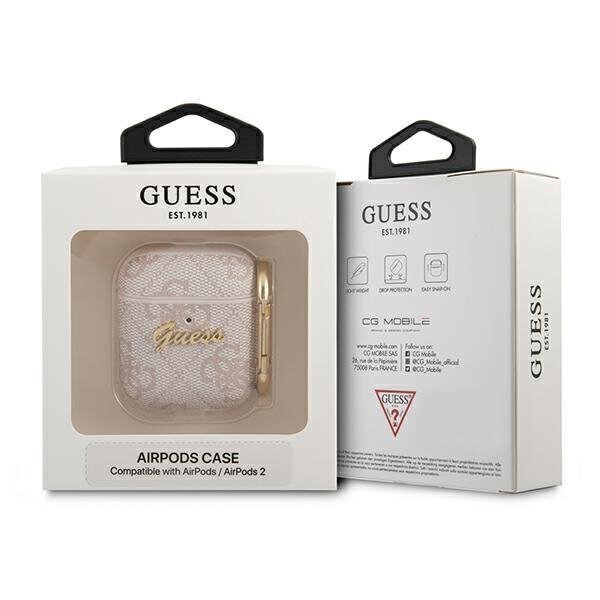 Guess GUA24GSMP AirPods vāciņš, rozā cena un informācija | Austiņas | 220.lv