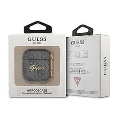 Guess GUA24GSMK AirPods vāciņš, pelēks цена и информация | Аксессуары для наушников | 220.lv