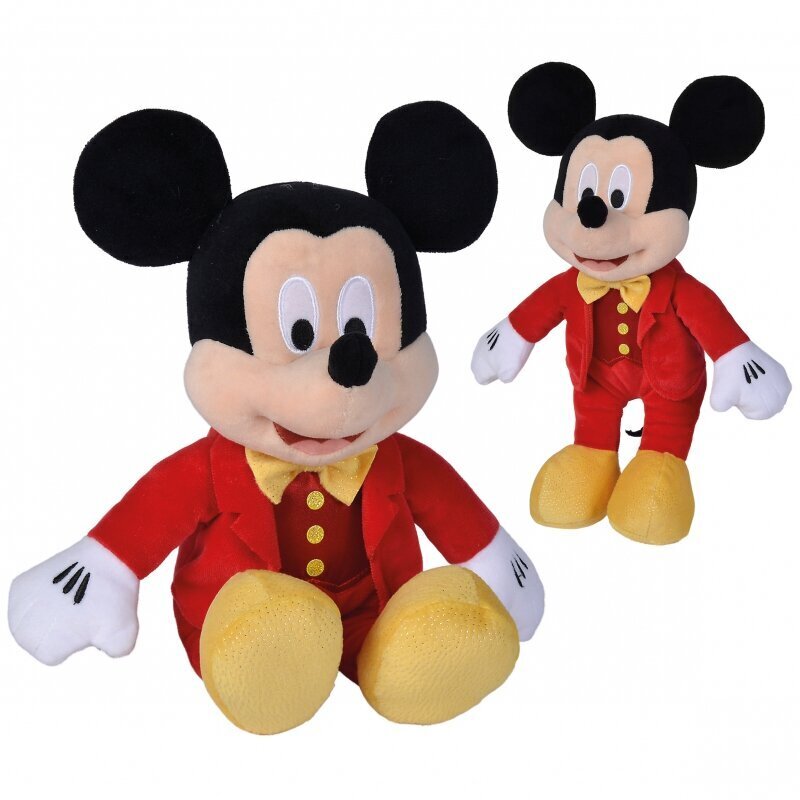 Plīša rotaļlieta Mickey Mouse Simba Disney, 25 cm цена и информация | Mīkstās (plīša) rotaļlietas | 220.lv