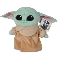 Plīša rotaļlieta Baby Yoda Mandalorian Star Wars Simba Disney, 25 cm cena un informācija | Mīkstās (plīša) rotaļlietas | 220.lv