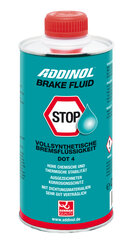 BREMŽU ŠĶIDRUMS ADDINOL BRAKE FLUID DOT4 , 500ML cena un informācija | Eļļas citām autodaļām | 220.lv