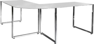 Письменный стол Invicta Big Deal угловой, белый цена и информация | Компьютерные, письменные столы | 220.lv