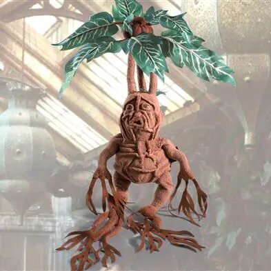 Plīša rotaļlieta Harry Potter Mandrake, 42cm цена и информация | Mīkstās (plīša) rotaļlietas | 220.lv