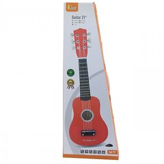 Деревянная гитара для детей, красная цена и информация | Развивающие игрушки | 220.lv