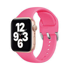Силиконовый ремешок Active для Apple Watch — Barbie Pink 42/44/45мм цена и информация | Аксессуары для смарт-часов и браслетов | 220.lv