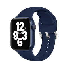 Силиконовый ремешок Active для Apple Watch — Голубой 42/44/45mm цена и информация | Аксессуары для смарт-часов и браслетов | 220.lv
