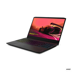 Lenovo IdeaPad Gaming 3 15ACH6 Ryzen 5 5600H 15.6&#34; FHD IPS 250nits AG 120Hz 16GB DDR4 3200 SSD512 GeForce GTX 1650 4GB LAN Win11 Shadow Black Portatīvais dators цена и информация | Ноутбуки | 220.lv