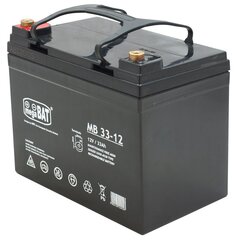 MPL megaBAT MB 26-12 UPS battery Sealed Lead Acid VRLA AGM 12 V 26 Ah Black цена и информация | Аккумуляторы | 220.lv