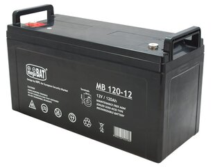 MPL megaBAT MB 120-12 UPS battery Sealed Lead Acid VRLA AGM 12 V 120 Ah Black цена и информация | Аккумуляторы | 220.lv