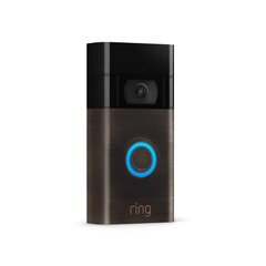 Дверной звонок с камерой Ring Amazon Video Doorbell Black цена и информация | Дверные звонки, глазки | 220.lv