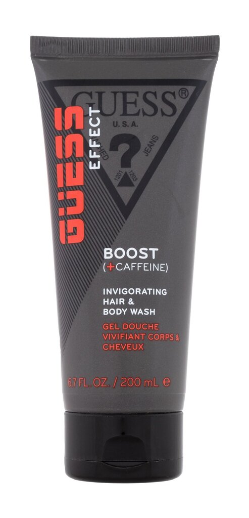 Atsvaidzinošs matu un ķermeņa šampūns vīriešiem Guess Effect Boost Invigorating, 200 ml cena un informācija | Dušas želejas, eļļas | 220.lv