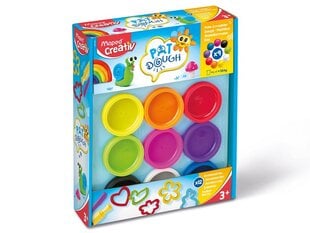 Тесто для лепки MAPED Creativ 9 цветов * 56 г + 12 принадлежностей цена и информация | Развивающие игрушки | 220.lv