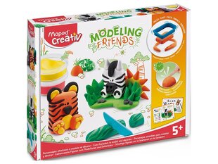 MAPED Creativ mīklas veidošanas komplekts "Zebra+tīģeris" 5+ цена и информация | Развивающие игрушки | 220.lv