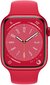 Apple Watch Series 8 GPS 45mm (PRODUCT)RED Aluminium Case ,(PRODUCT)RED Sport Band - MNP43EL/A LV-EE цена и информация | Viedpulksteņi (smartwatch) | 220.lv