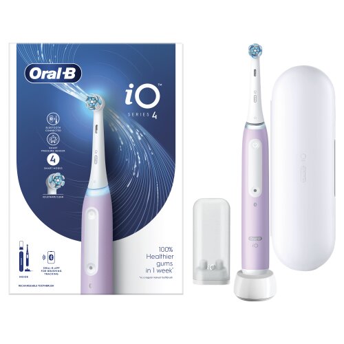 Oral-B iO4 Series Lavender cena un informācija | Elektriskās zobu birstes | 220.lv