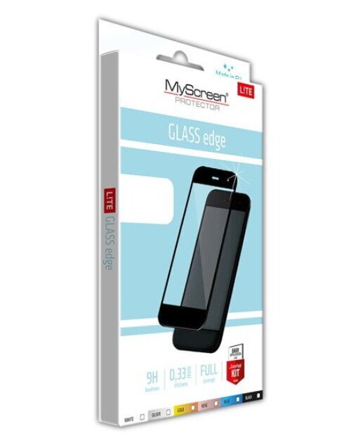 LCD aizsargstikls MyScreen Diamond Lite Edge Full Glue Samsung A515 A51/M317 M31s, melns cena un informācija | Ekrāna aizsargstikli | 220.lv