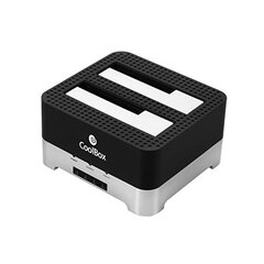 Внешний блок CoolBox COO-DUPLICAT2 2,5"-3,5" SATA USB 3.0 цена и информация | Жёсткие диски | 220.lv