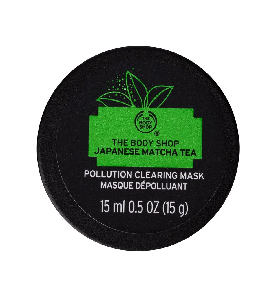Piesārņojuma ietekmi samazinoša sejas maska The Body Shop Japanese Matcha Tea, 15 ml cena un informācija | Sejas maskas, acu maskas | 220.lv