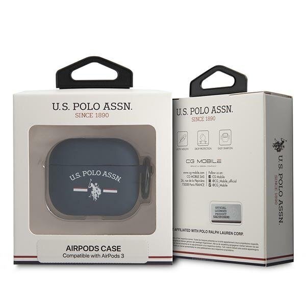 US Polo USACA3SFGV AirPods 3 Blue цена и информация | Austiņu piederumi | 220.lv