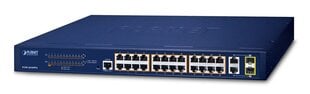 PLANET FGSW-2624HPS4 network switch Managed L2/L4 Gigabit Ethernet (10/100/1000) Power over Ethernet (PoE) 1U Blue цена и информация | Коммутаторы (Switch) | 220.lv