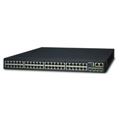 PLANET SGS-6341-48T4X network switch Managed L3 Gigabit Ethernet (10/100/1000) 1U Black цена и информация | Коммутаторы (Switch) | 220.lv