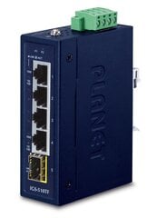 PLANET IGS-510TF slēdzis Unmanaged Gigabit Ethernet (10/100/1000), zils cena un informācija | Komutatori (Switch) | 220.lv