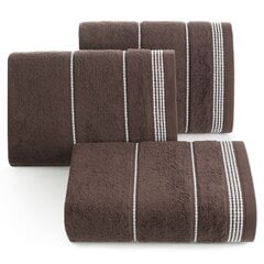 Хлопковое коричневое полотенце, 50x90 см. цена и информация | Полотенца | 220.lv