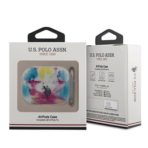 U.S. Polo ASSN USACAPPCUSML AirPods 1 maciņš, krāsains cena un informācija | Austiņu piederumi | 220.lv