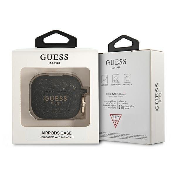 Guess GUA3SGGEK AirPods 3 Black cena un informācija | Austiņas | 220.lv