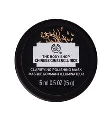 Attīrošā sejas maska The Body Shop Ginseng 15 ml cena un informācija | Sejas maskas, acu maskas | 220.lv